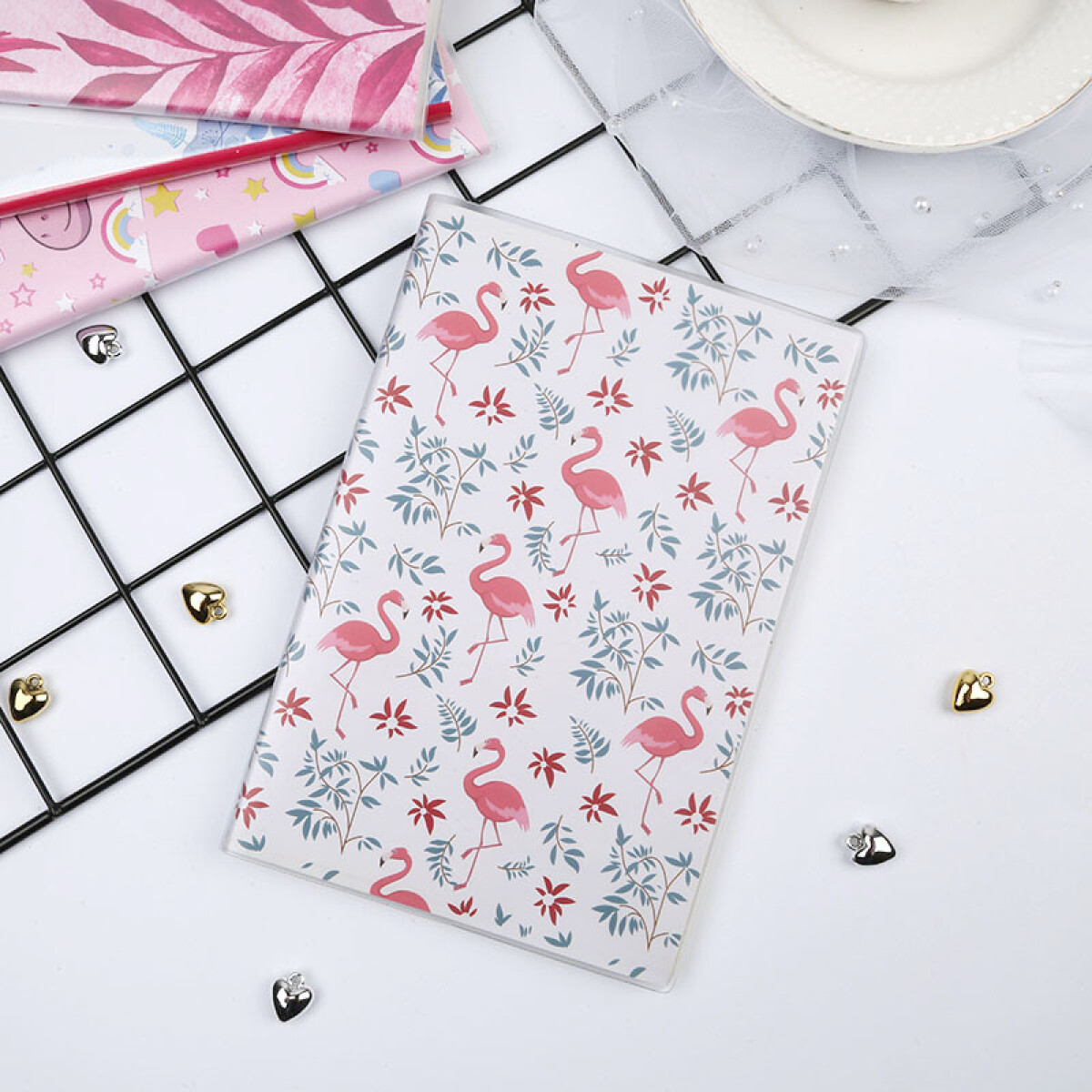 Libreta A5 De Tapa Dura - Flamencos 