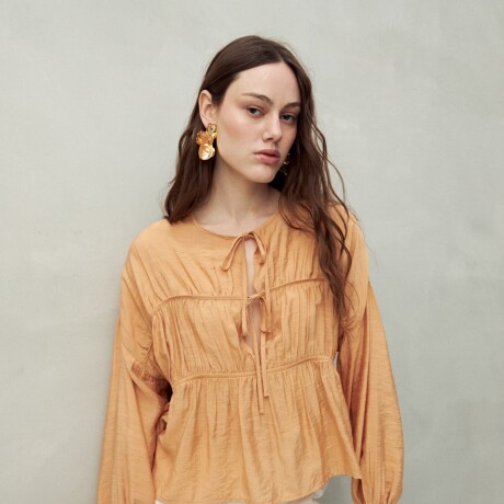 BLUSA BENNI Caramelo