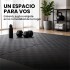 Piso Tatami Goma Eva Encastrable 1x1m 2cm Yoga Pesa Mancuer NEGRO GRIS