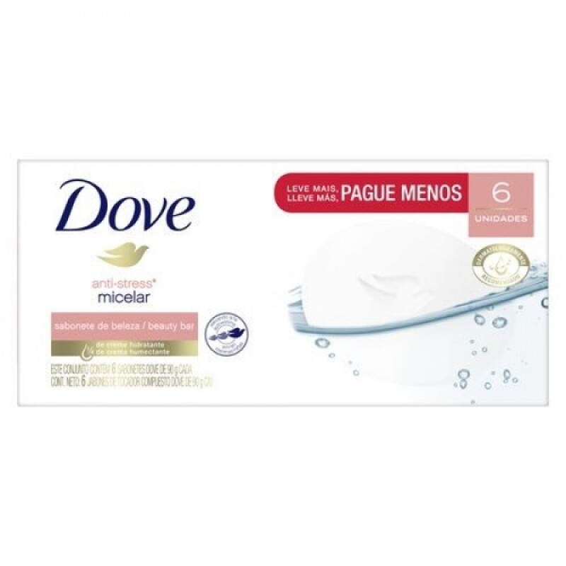 JABON DOVE MICELAR 90 GR 6 UNIDADES JABON DOVE MICELAR 90 GR 6 UNIDADES