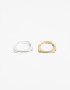 Sets Anillos Metal Sets De Anillos - Dorado