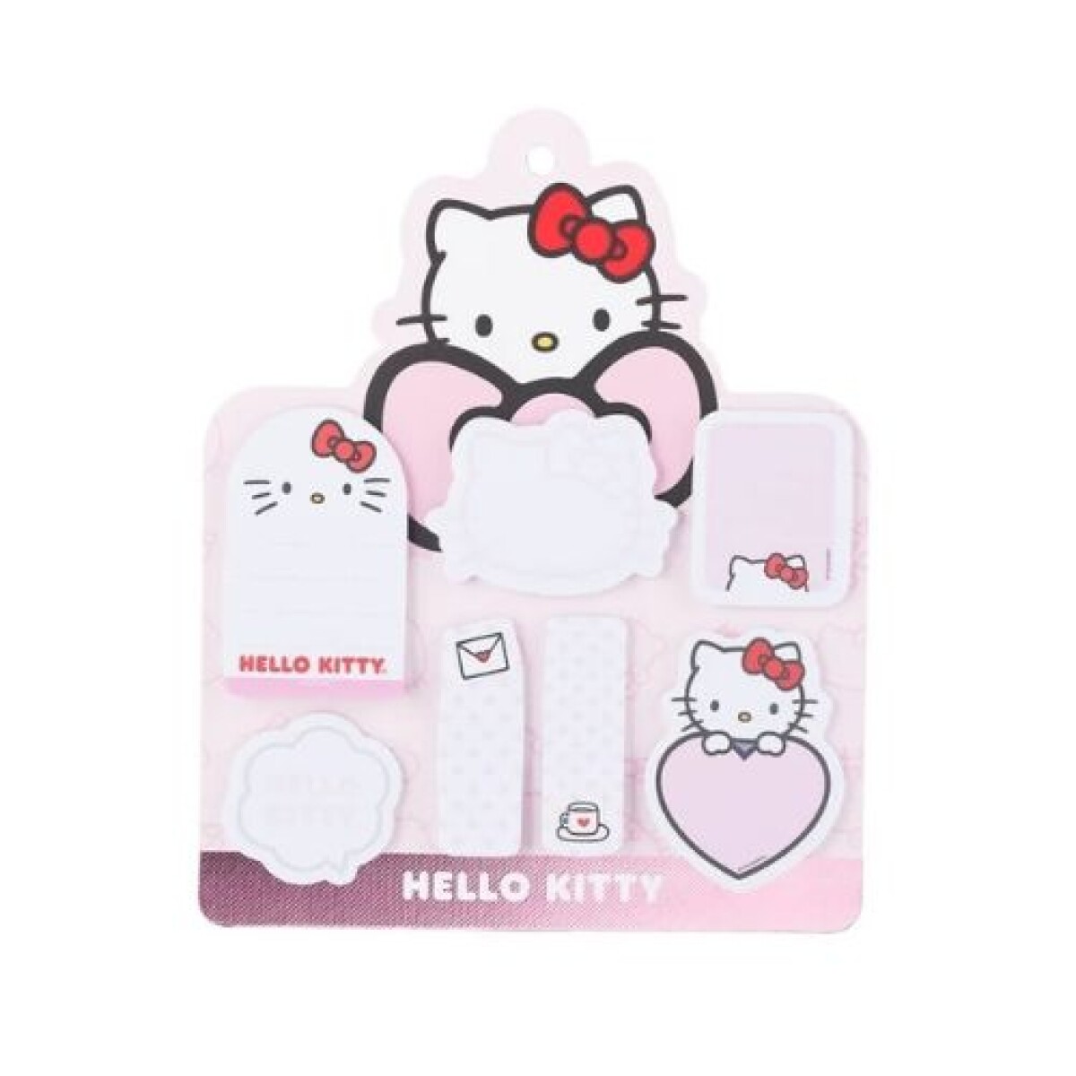 Notas Adhesivas Set x7 Hello Kitty MAW - Mooving - Notas Adhesivas Set X7 Hello Kitty Maw - Mooving 