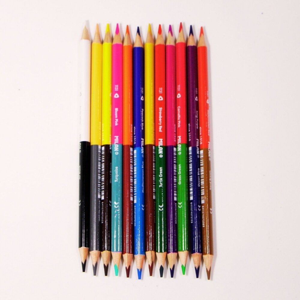 LAPICES DE COLORES MILAN BICOLOR 7112312 LAPICES DE COLORES MILAN BICOLOR 7112312