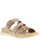 Sandalia PALMA descalza con materiales combinados Beige