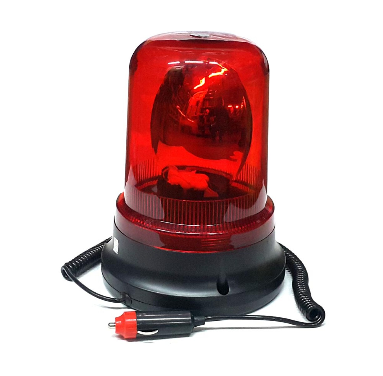 SEÑALIZACION - BALIZA GIRATORIA 24V MEDIANA ROJA - 