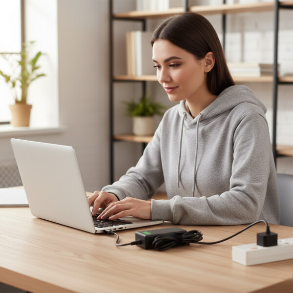 Cargador Laptop Notebook G-power Hp 19.5V 3.33A 65W 4.5X3.0 Color Negro