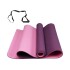 Colchoneta Mat Tpe 6 Mm Doble Color Rosa Yoga Pilates con Correa Colchoneta Mat Tpe 6 Mm Doble Color Rosa Yoga Pilates con Correa