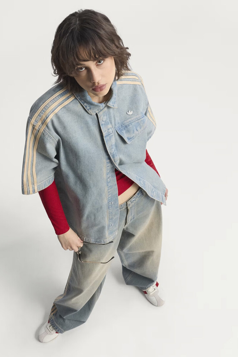 CAMISA PREMIUM ESSENTIALS DENI Celeste