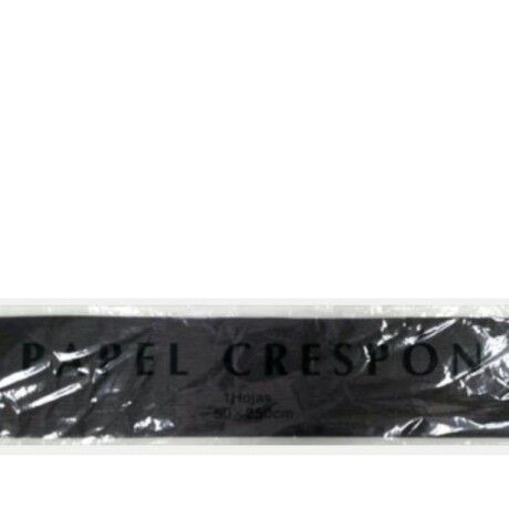 PAPEL CRESPON NEGRO . 50X250CM GDE PAPEL CRESPON NEGRO . 50X250CM GDE