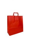 Bolsa lisa acuario 30x12x32 cm ROJO