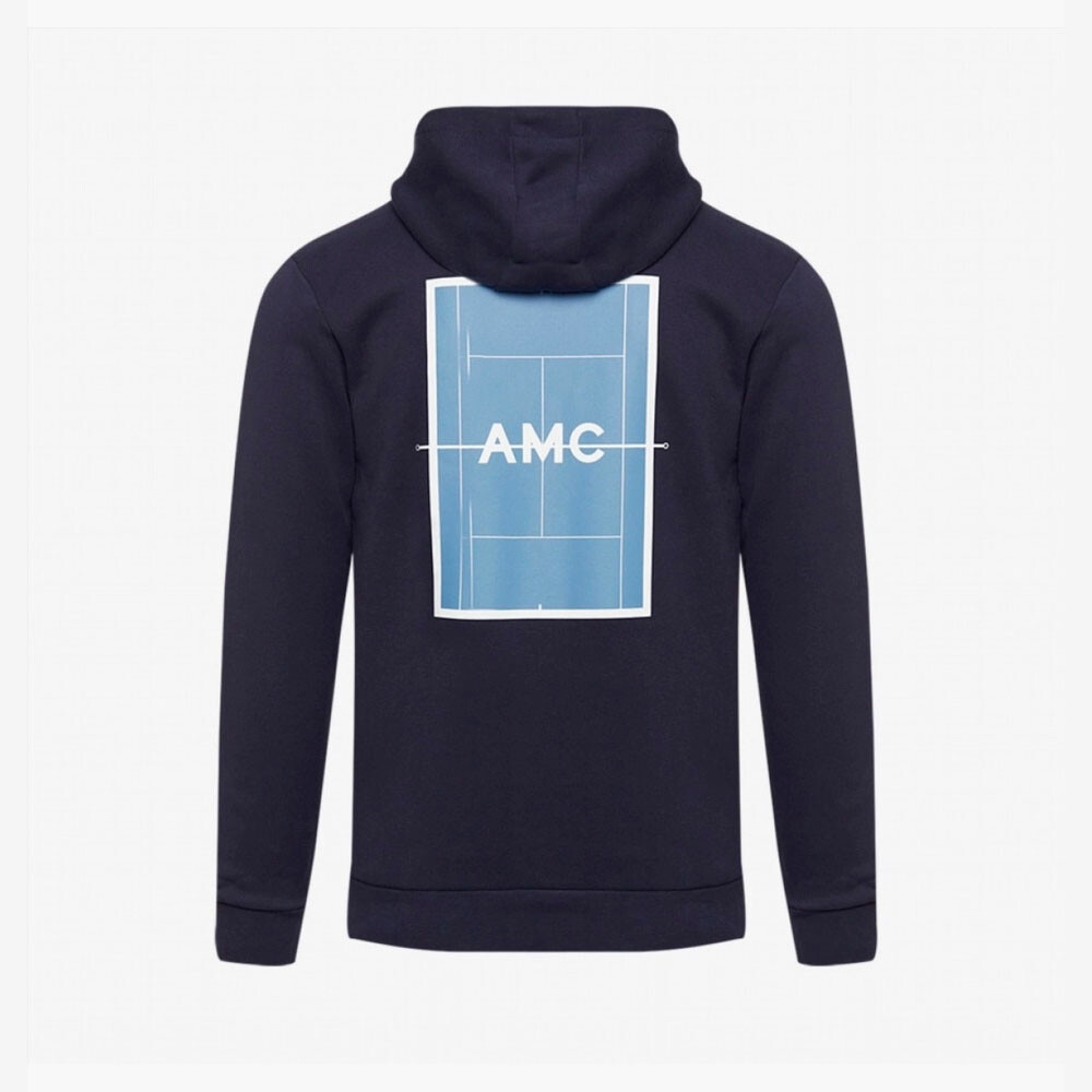 Andy Murray Graphic Fleece Back Hoodie - Hombre Navy