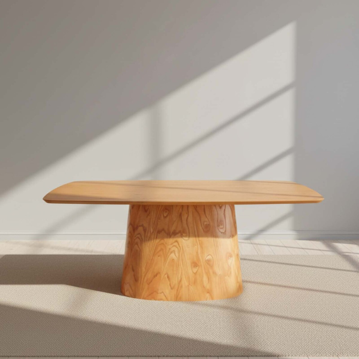 MESA DE COMEDOR - MDF-Y-MADERA MARRON ALICE NEW 