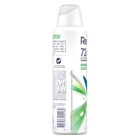 REXONA DESODORANTE EN AEROSOL WOMAN BAMBOO&ALOE VERA 150ml REXONA DESODORANTE EN AEROSOL WOMAN BAMBOO&ALOE VERA 150ml