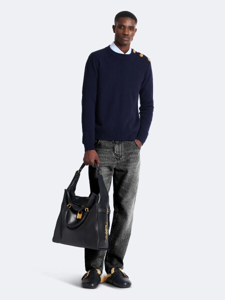 BALMAIN - JEANS REGULAR FIT DENIM Alta Automática