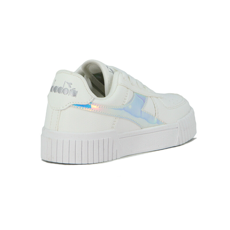 Diadora BAMPU Lifestyle Niños Blanco-Holografico Blanco-Holografico