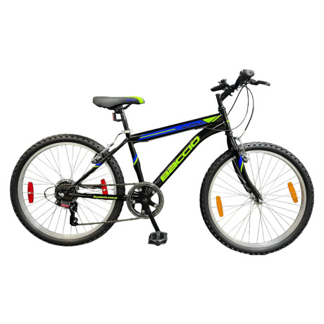 Bicicleta Baccio Alpina Man Montaña rodado 24 con 21 cambios NEGRA