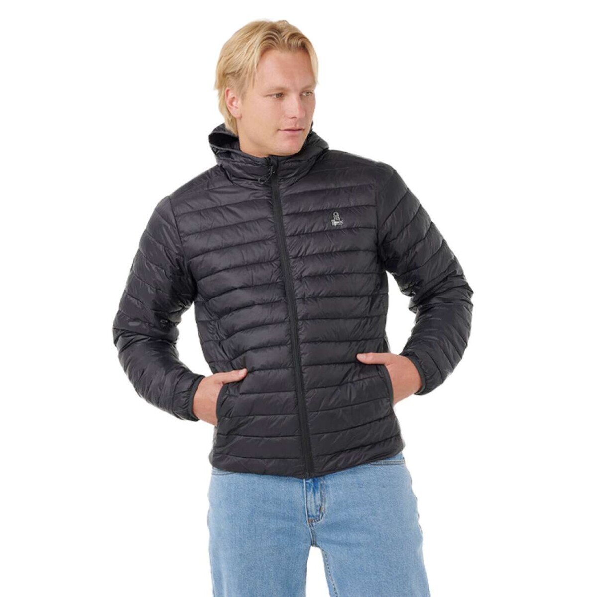 Campera Rip Curl Anti Series Search Puffer - Negro 