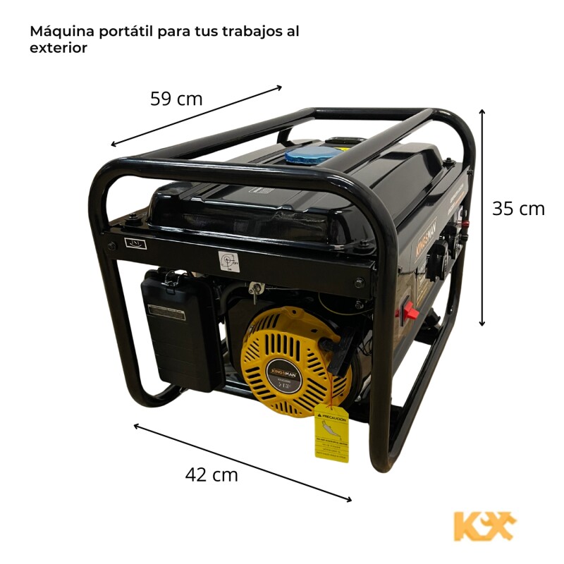Generador A Nafta Portatil Kingsman 3000w 220v Generador A Nafta Portatil Kingsman 3000w 220v
