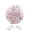 Globo terráqueo para escritorio Rosado