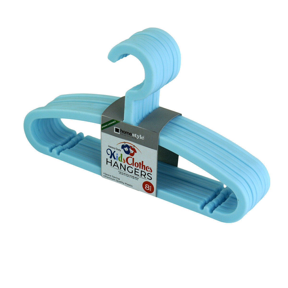 PERCHA X8PCS PLASTICO 