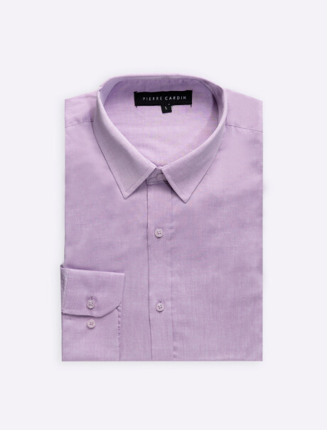 Camisa fil-fil lila