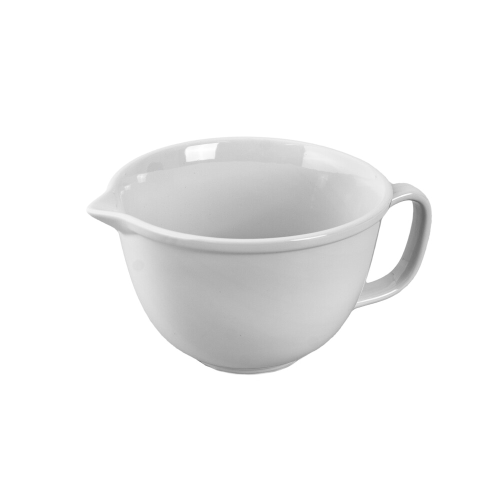 SET BOWL + 4 REMEQ CERAMICA BLANCO 2 LITROS Y 240ML