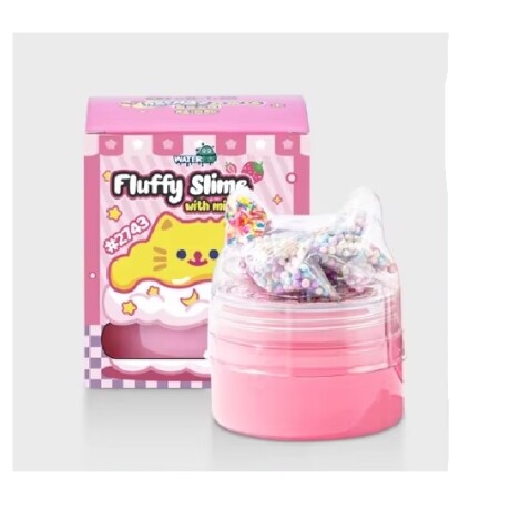 SLIME Fluffy con Mix-ins Strawberry