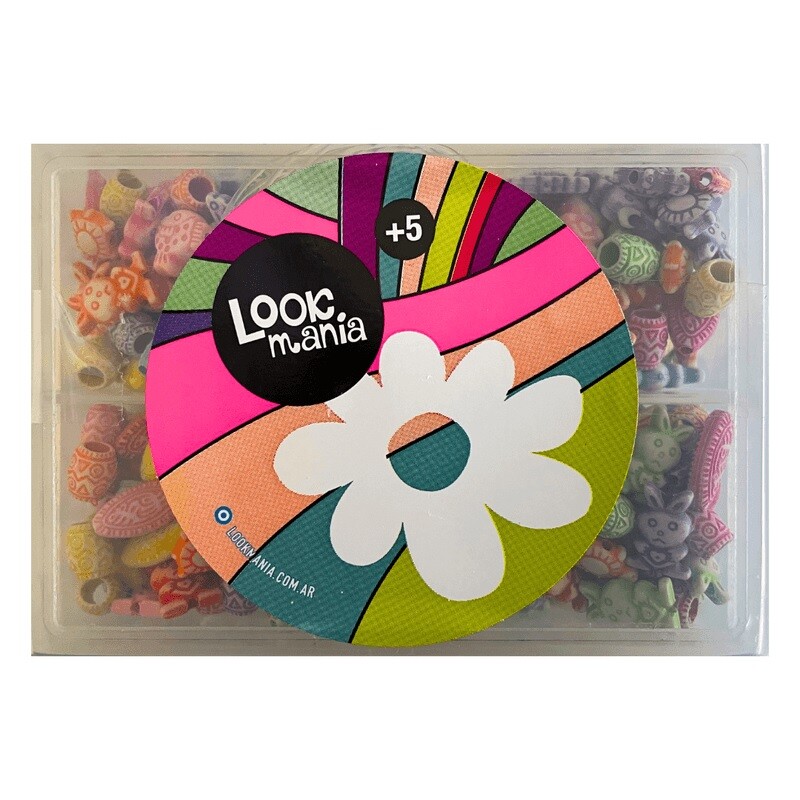 Set Mostacillas Infantiles Look Mania – 4 Divisiones LOOK MANIA MOSTACILLAS CAJA 4 DIVISIONES