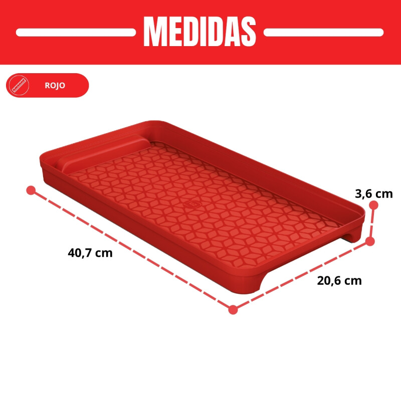Bandeja Multiuso ROJO