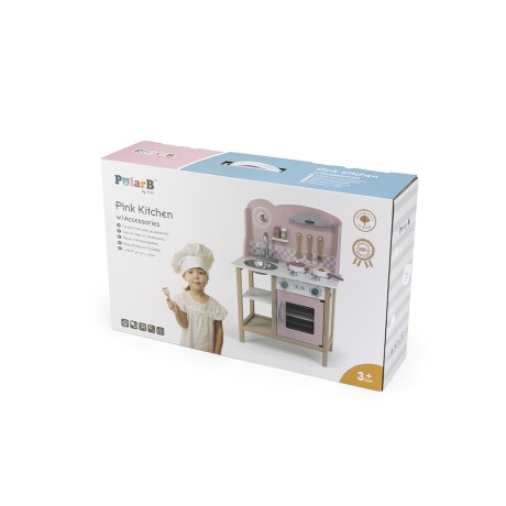 Cocina Infantil Polar B en Madera ROSA