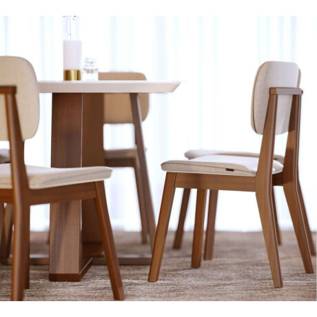 Silla de Comedor Classic Li­nea Manhattan Lino/Natural