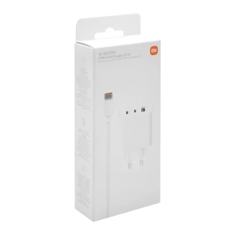 Xiaomi - Cargador de Pared Usb-a / Usb-c. Mi 67W BHR7493WU. X2 Salidas USB C. Incluye Cable Tipo USB 001