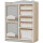 Mueble Estantería Organizador 2 Puertas + 5 Estantes Pla003005