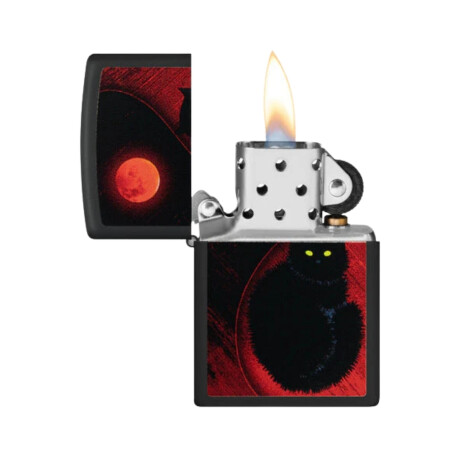 Encendedor Zippo Black Cat - 48453 Encendedor Zippo Black Cat - 48453