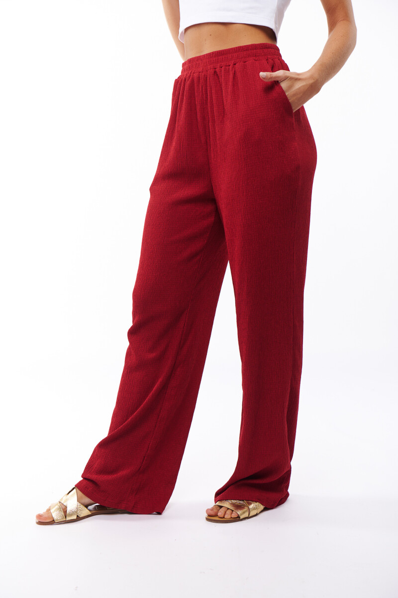 PANTALON ROMILDA ROJO