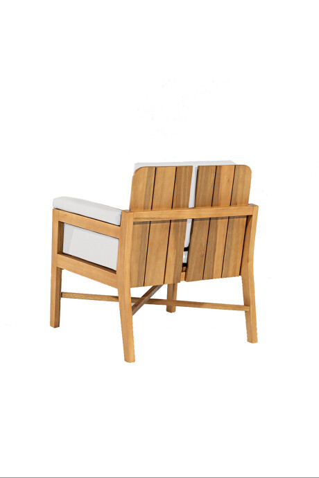 LACUNA POLTRONA POLTRONA LACUNA ACQUABLOCK CRUDO 69x70x79CM JATOBA