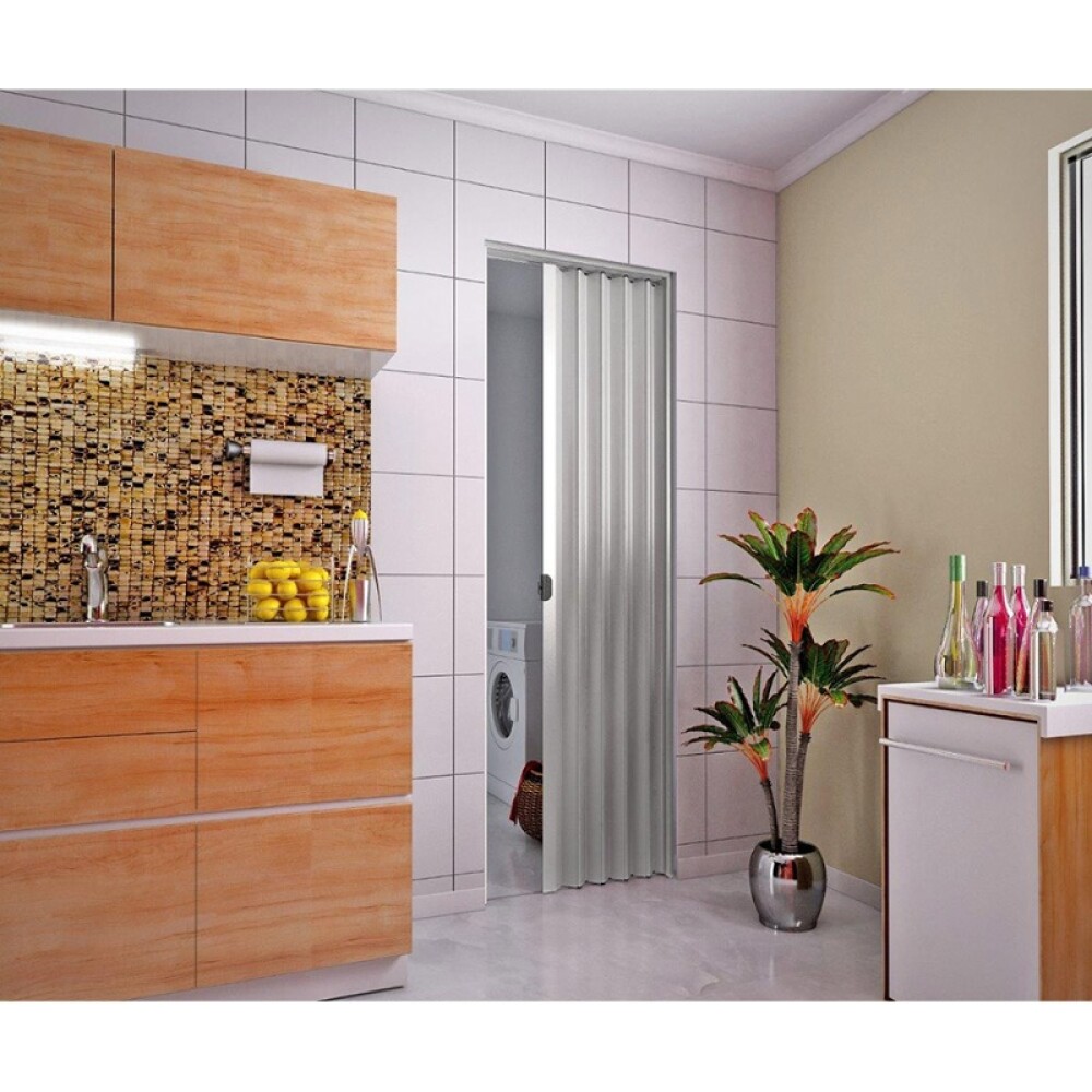 PLASBIL PUERTA PLEGABLE COLOR CINZA - 70X2.10M Plasbil Puerta Plegable Color Cinza - 70x2.10m
