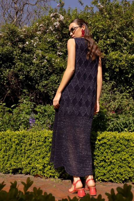 Vestido Diamanta Azul