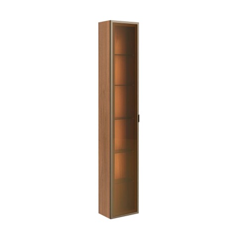 CRISTALERA/MODULAR MDF MARRON GLASS ALMENDRA