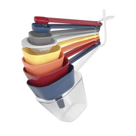 Pack de 9 Cucharas Medidoras de Cocina MULTICOLOR