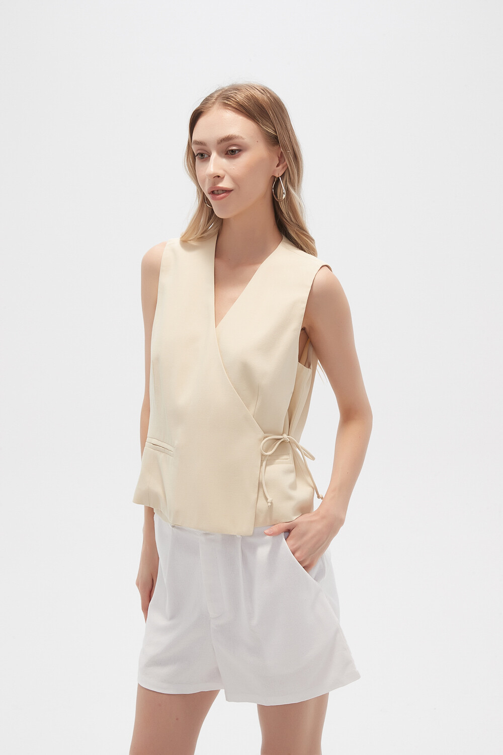 Chaleco Fusta Amarillo Palido