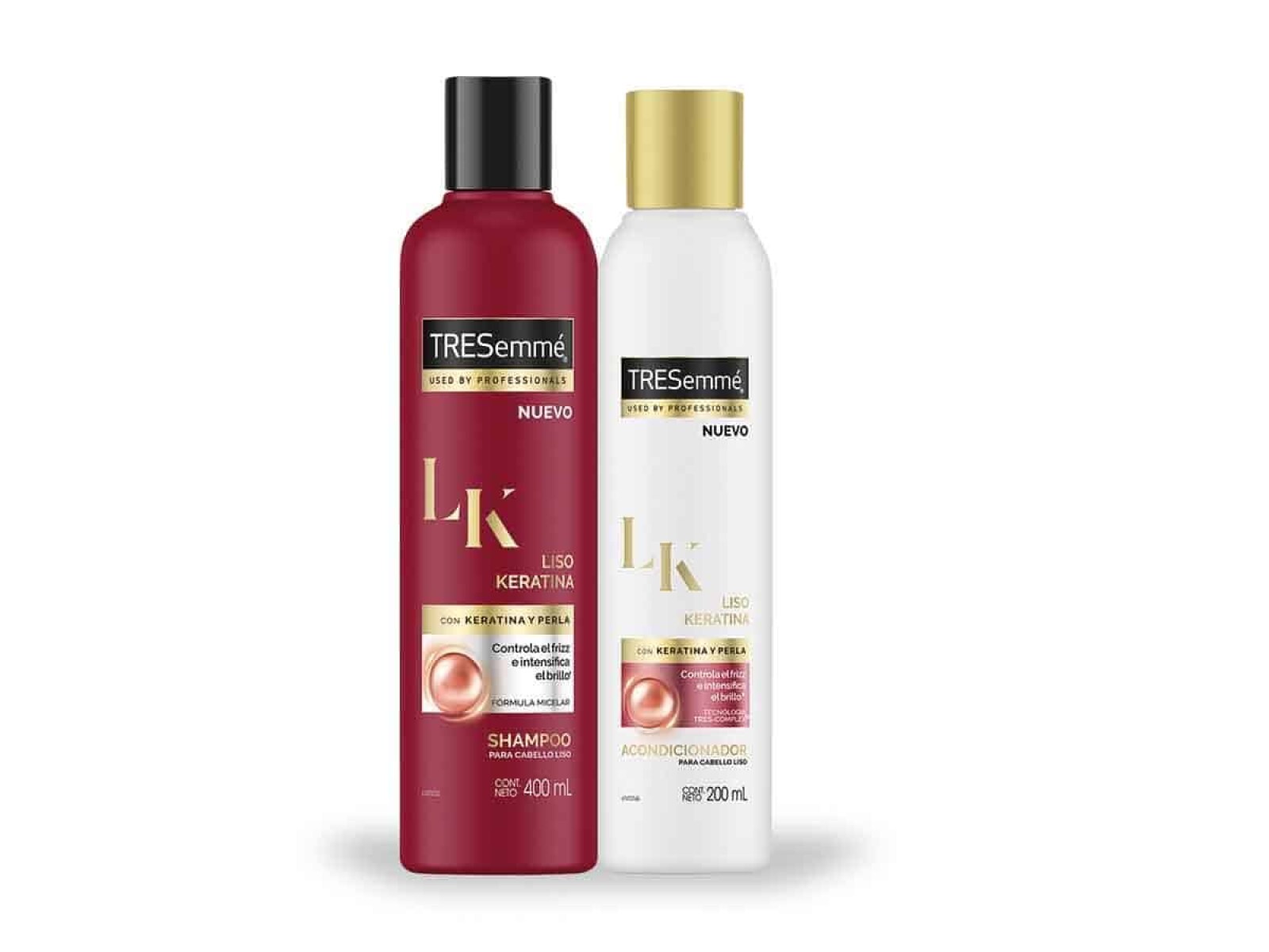 Pack Shampoo Y Acondicionador Tresemme Liso Keratina 400 ml + 200 ml 
