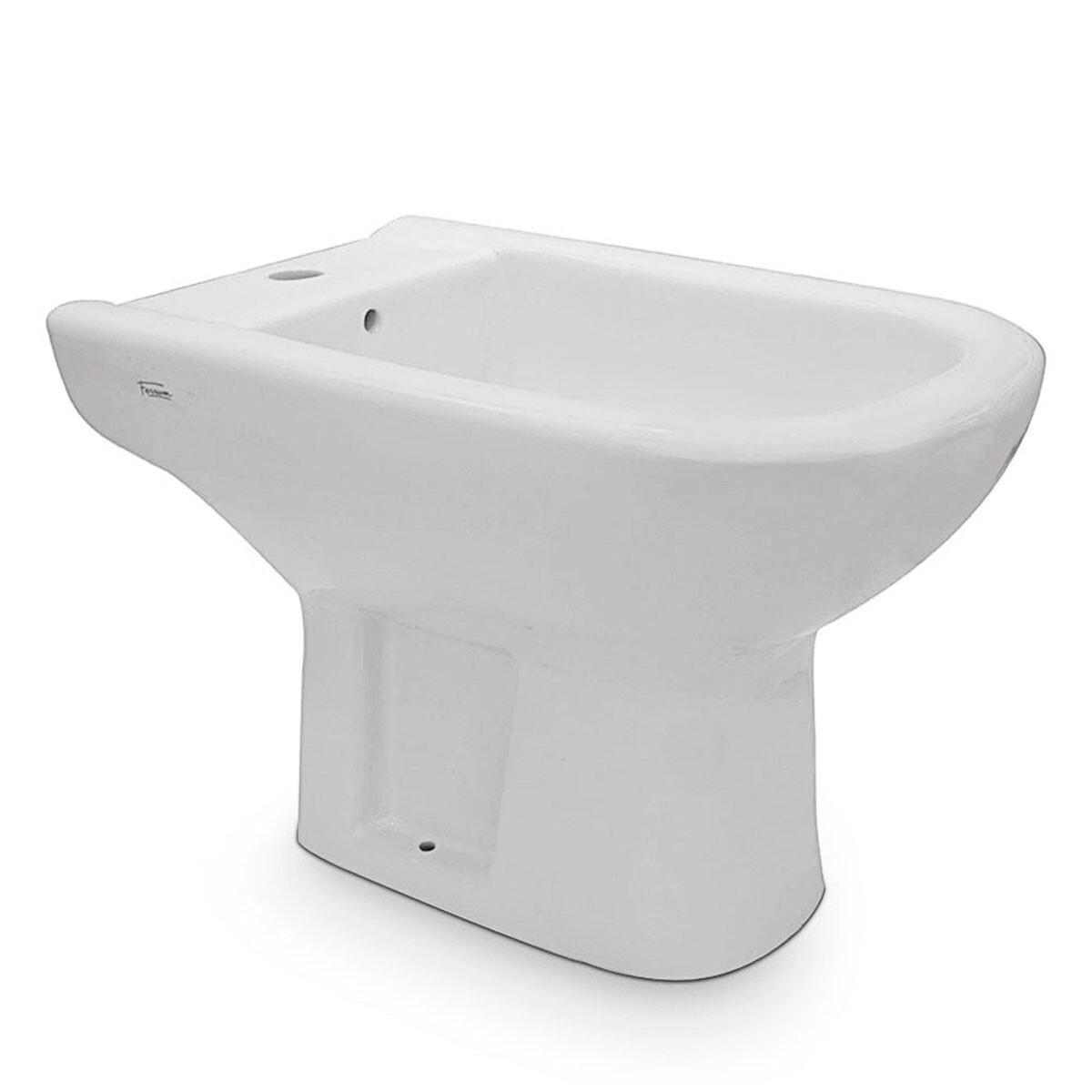 BIDET BLANCO BRILLO FERRUM BARI 1 AGUJERO NO INCLUYE GRIFERIA NI TAPA 