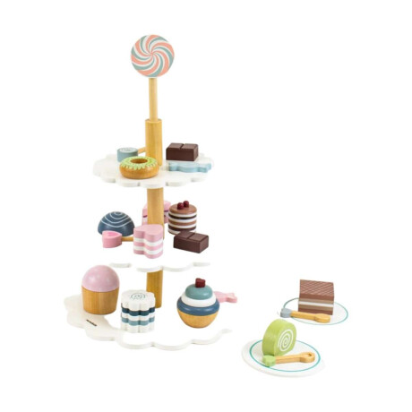 Juego En Madera Cupcakes