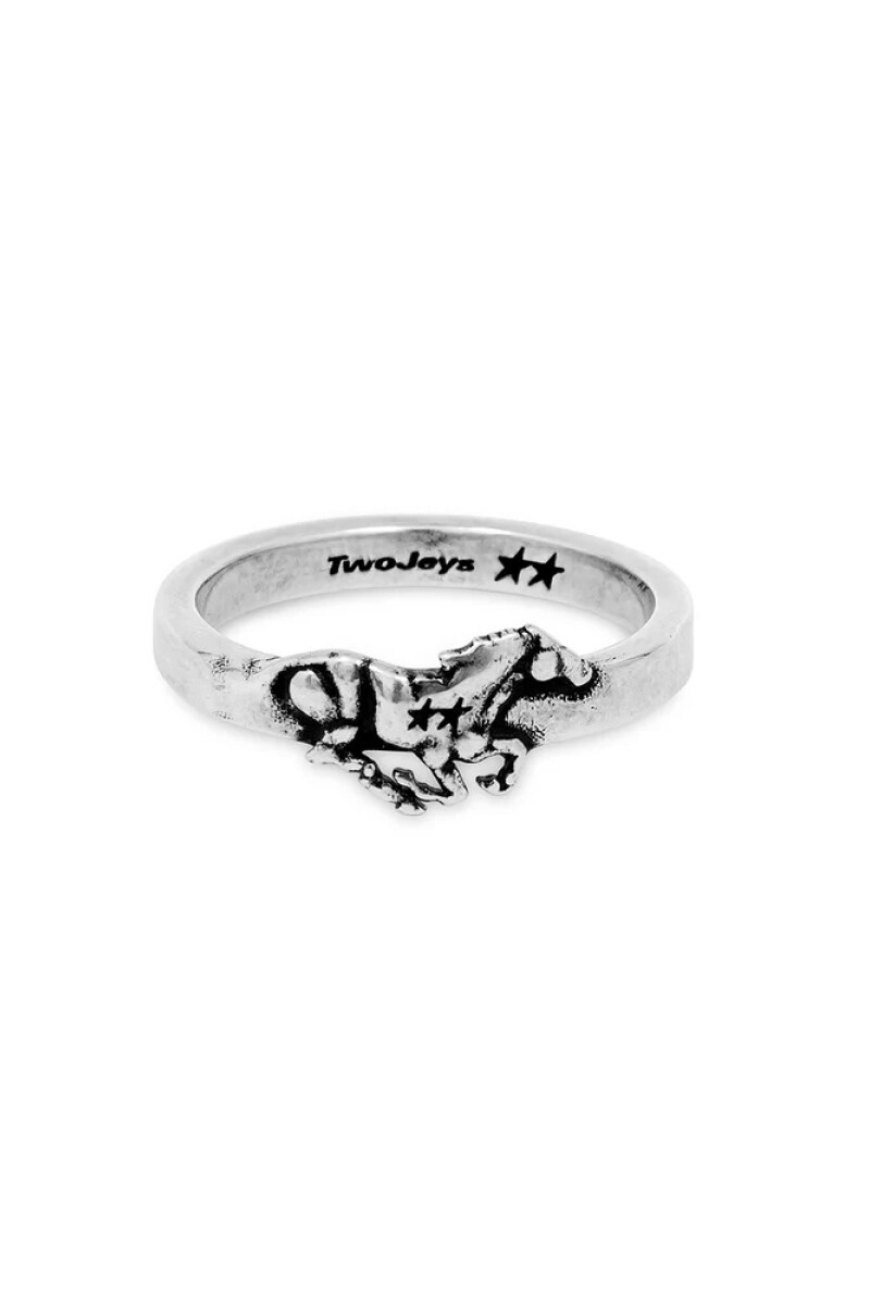 Big Icon Galloping Ring Plata