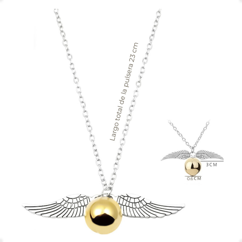 Pulsera Snitch De Harry Potter Dorada
