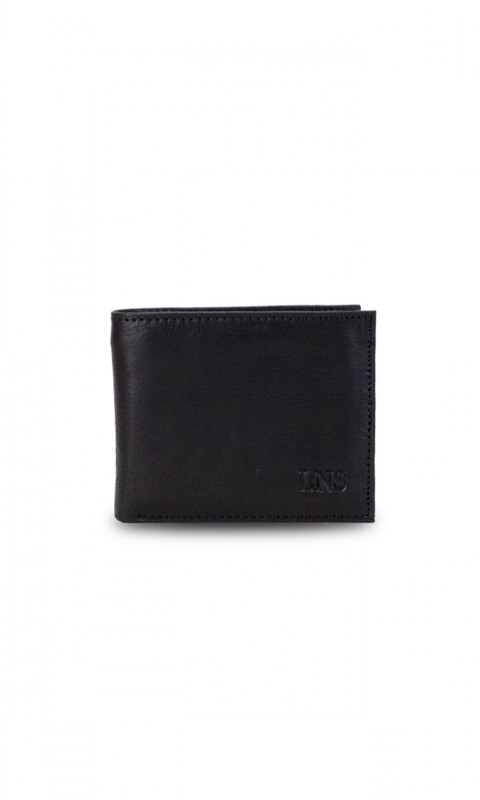 BILLETERA CUERO ATLANTIS NEGRO