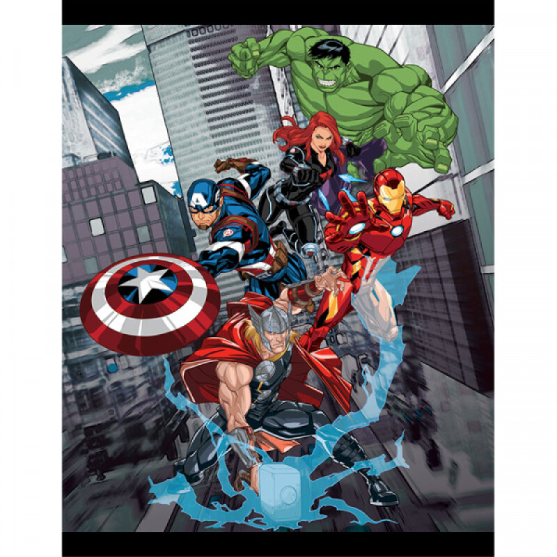 Cuaderno Avengers Tapa Flexible Rayado Engrampado 96 Hojas 60 Grs CUADERNO AVENGERS TAPA FLEXIBLE RAYADO ENGRAMPADO 96 HOJAS 60 GRS