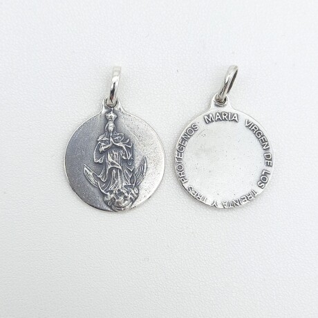 Medalla de plata 925, VIRGEN DE LOS 33. Medalla de plata 925, VIRGEN DE LOS 33.