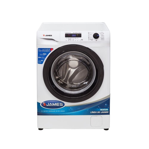 Lavarropas Carga Frontal Blanco 9 Kg - Modelo LR 9140 INV PLUS - James Lavarropas Carga Frontal Blanco 9 Kg - Modelo LR 9140 INV PLUS - James